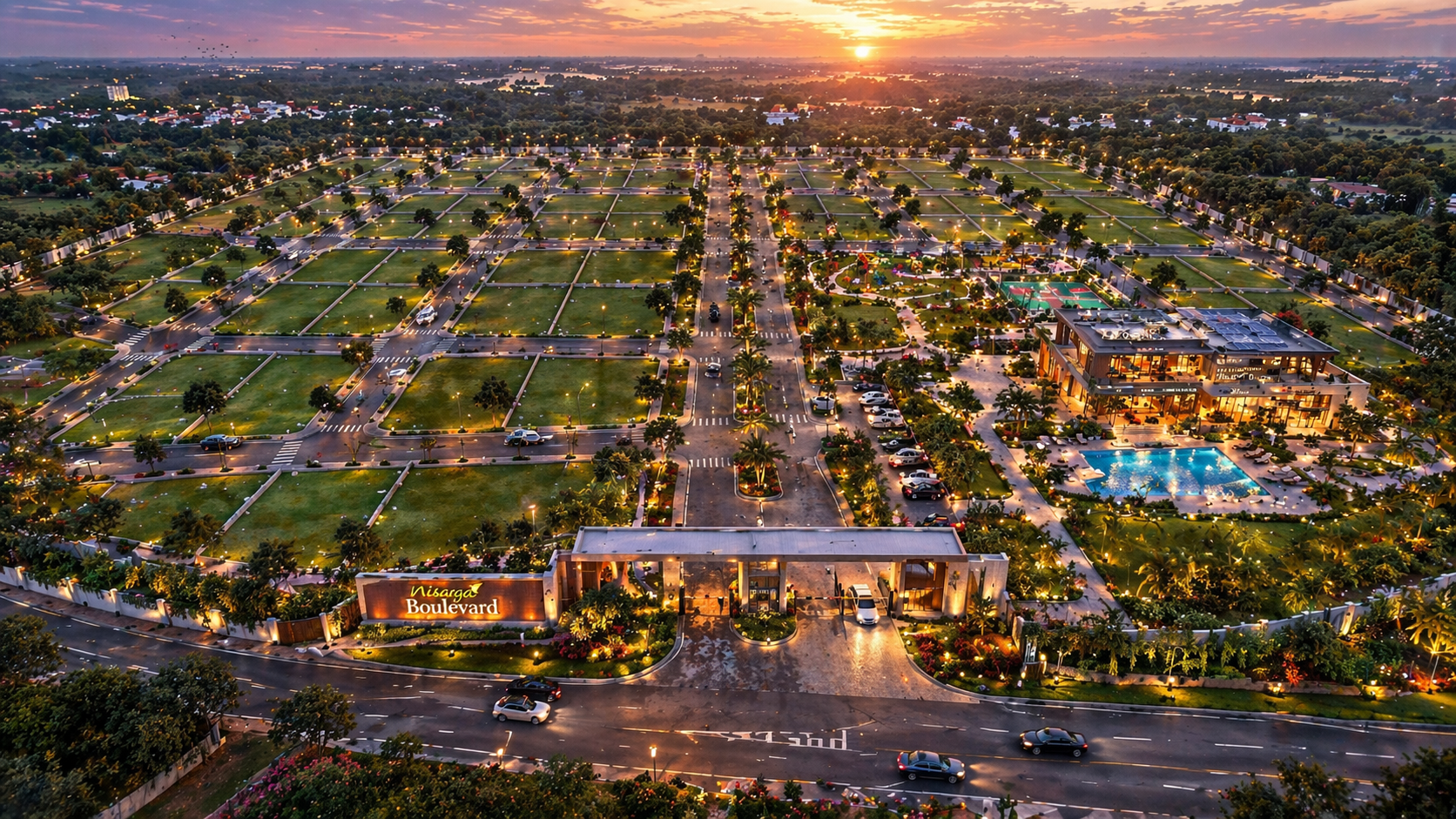 Premium Plots in Devanahalli nisarga boulevard